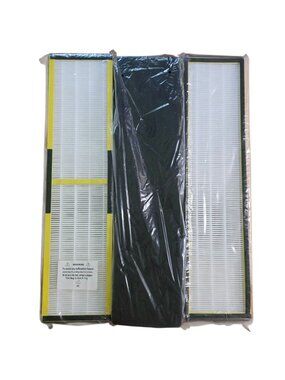 New True HEPA Filter Size C FLT5000 2-Pack 8 Carbon Air Purifier Replacement